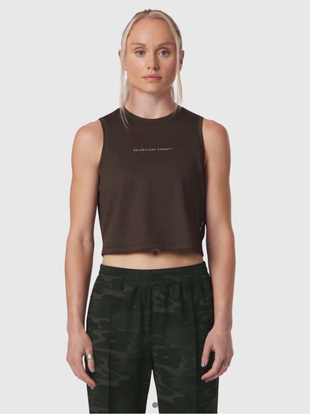 ASRV W020. AEROSILVER® TANK TOP - DARK EARTH “RP”